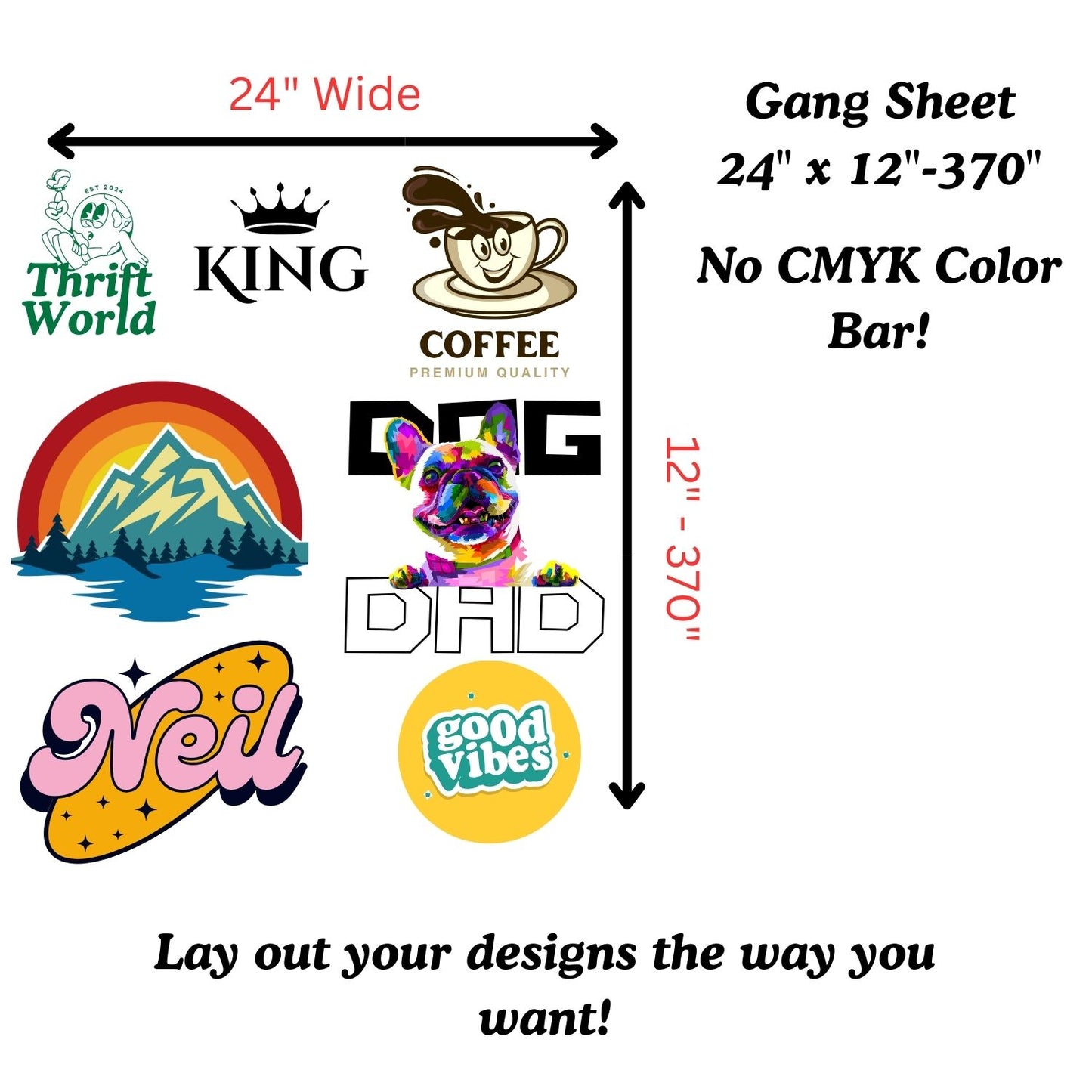 24in Gangsheets (Upload your gangsheet)