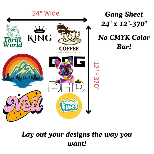 24in Gangsheets (Upload your gangsheet)