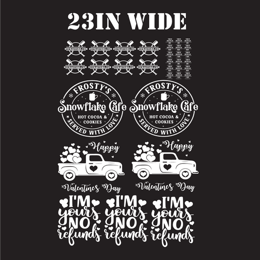 WHITE ONLY DTF Gangsheets