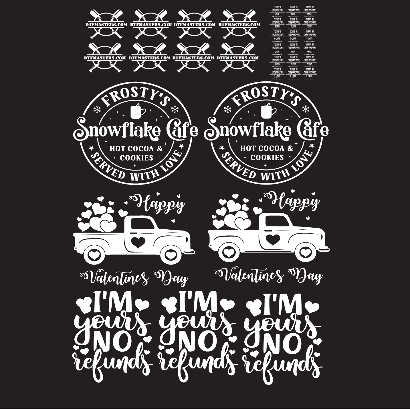 WHITE ONLY DTF (Upload your own)