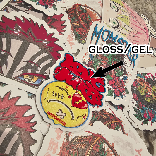 Embossed Stickers