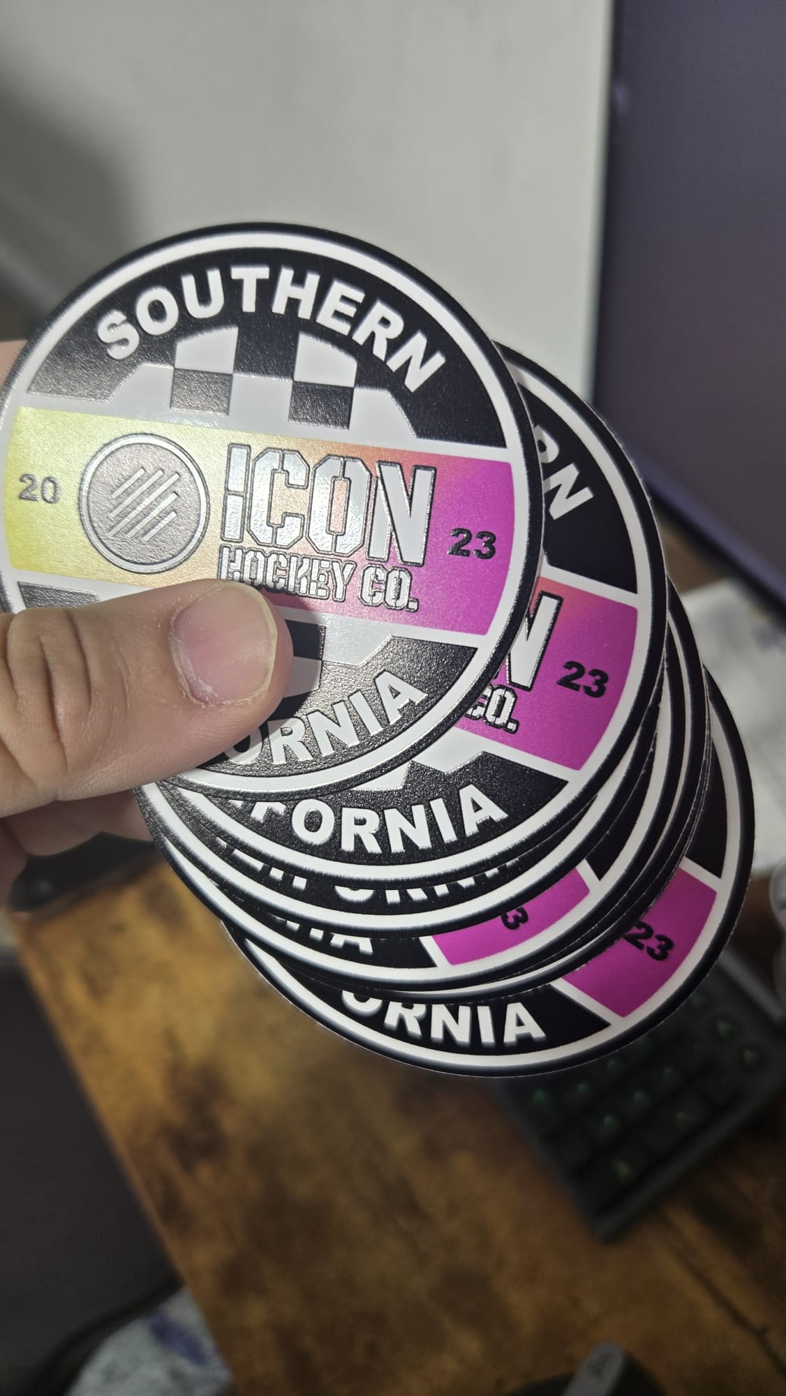 White Vinyl Stickers