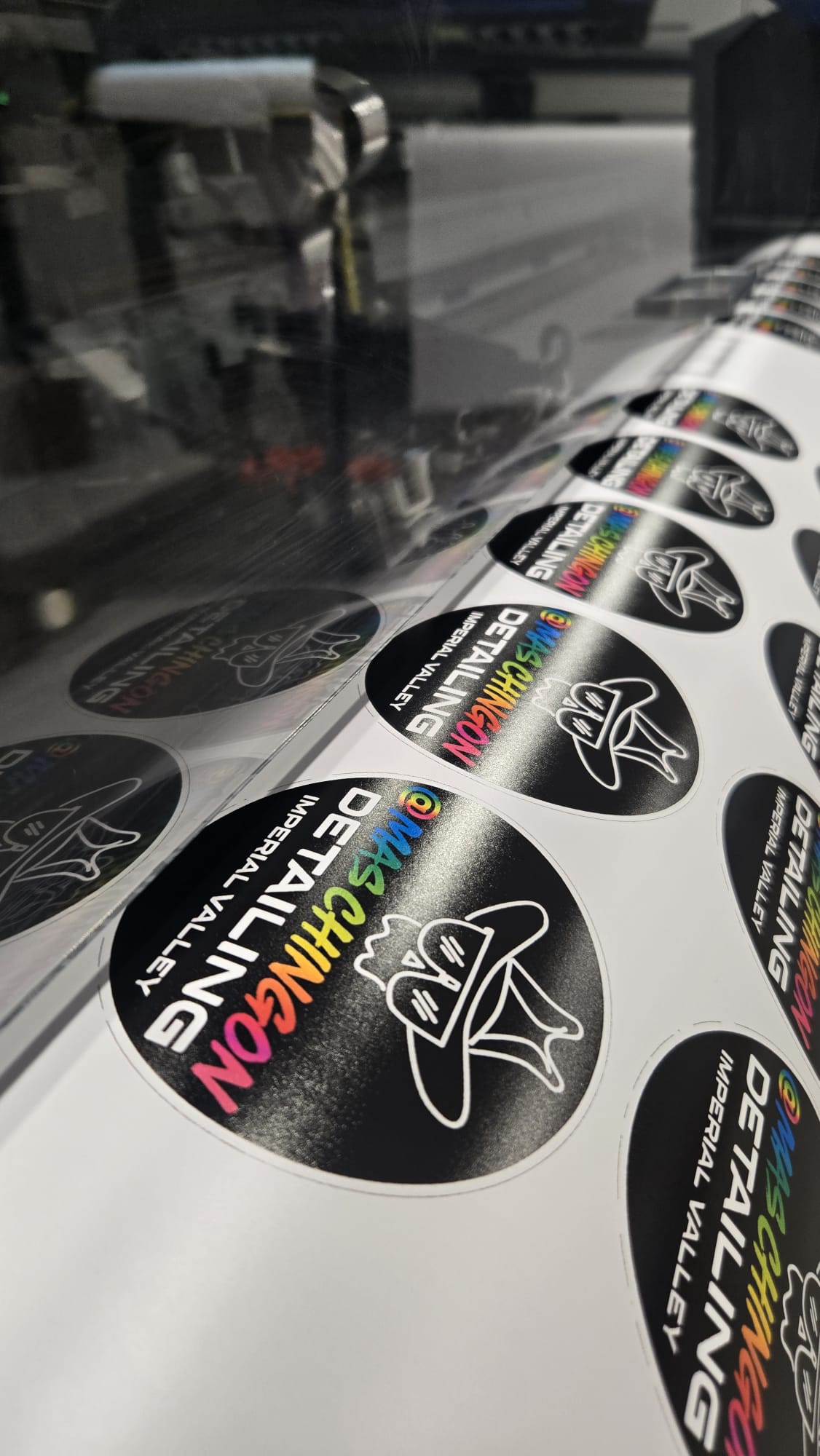 White Vinyl Stickers