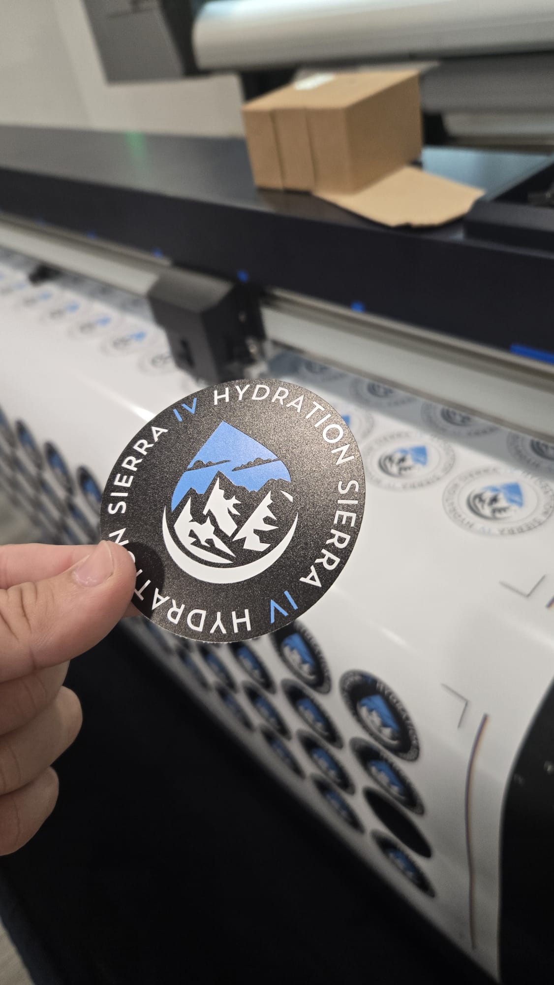 White Vinyl Stickers