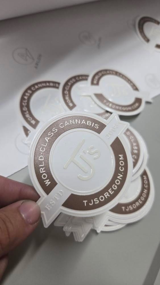 Embossed Stickers
