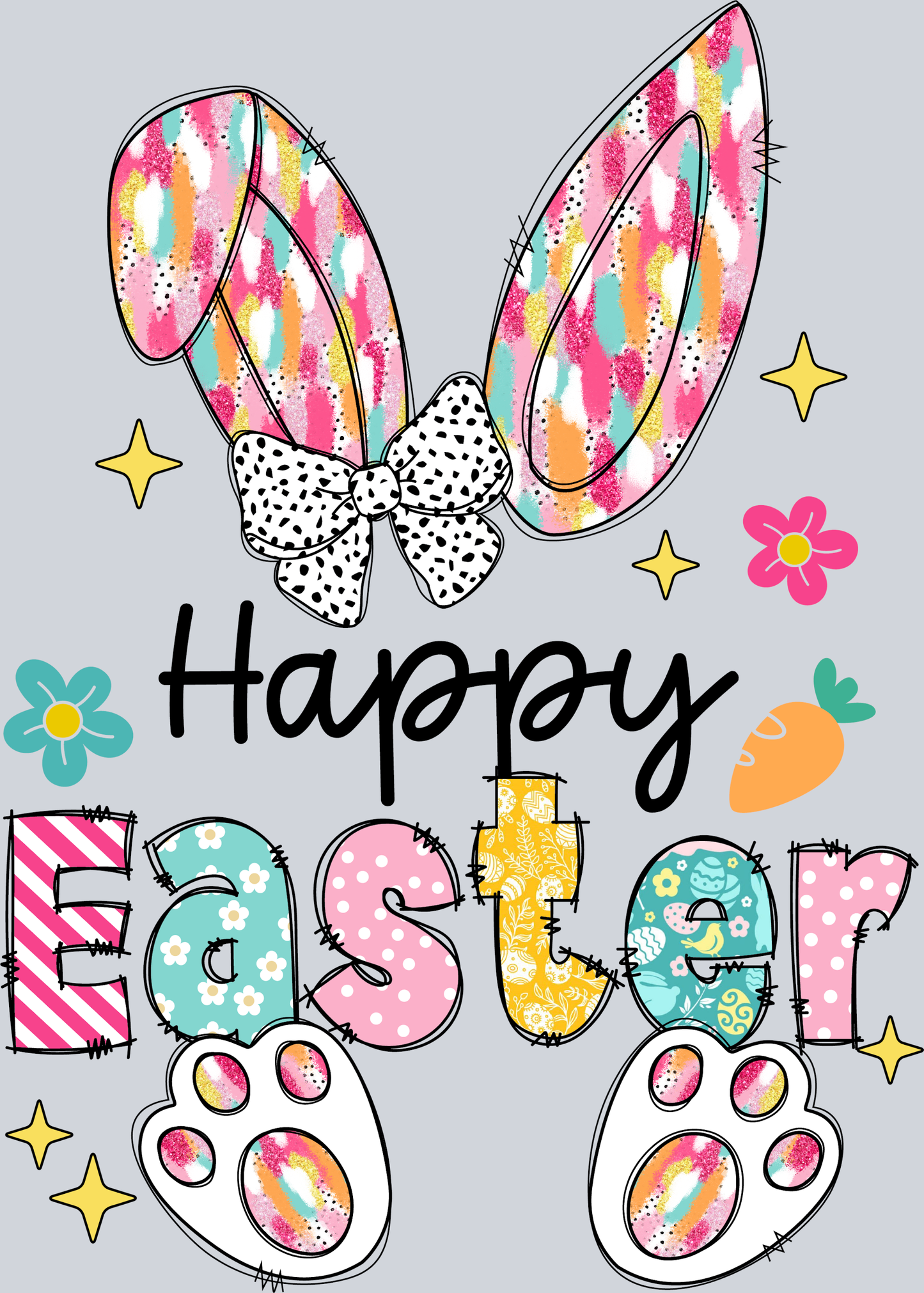 happy easter Bunny Feet