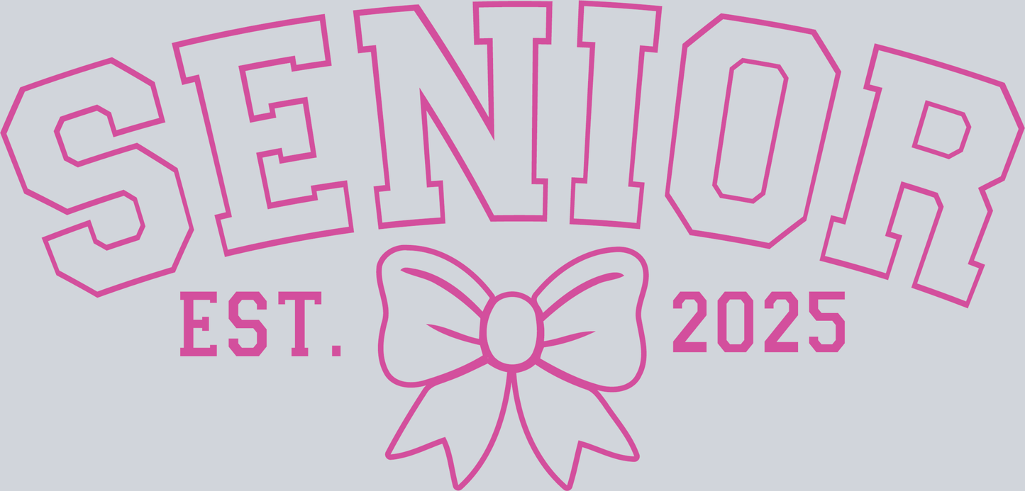 Pink Outline Senior