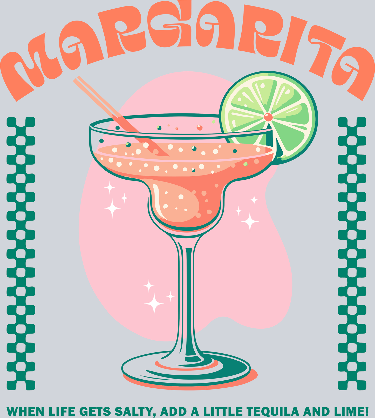 Margarita Pink and Green