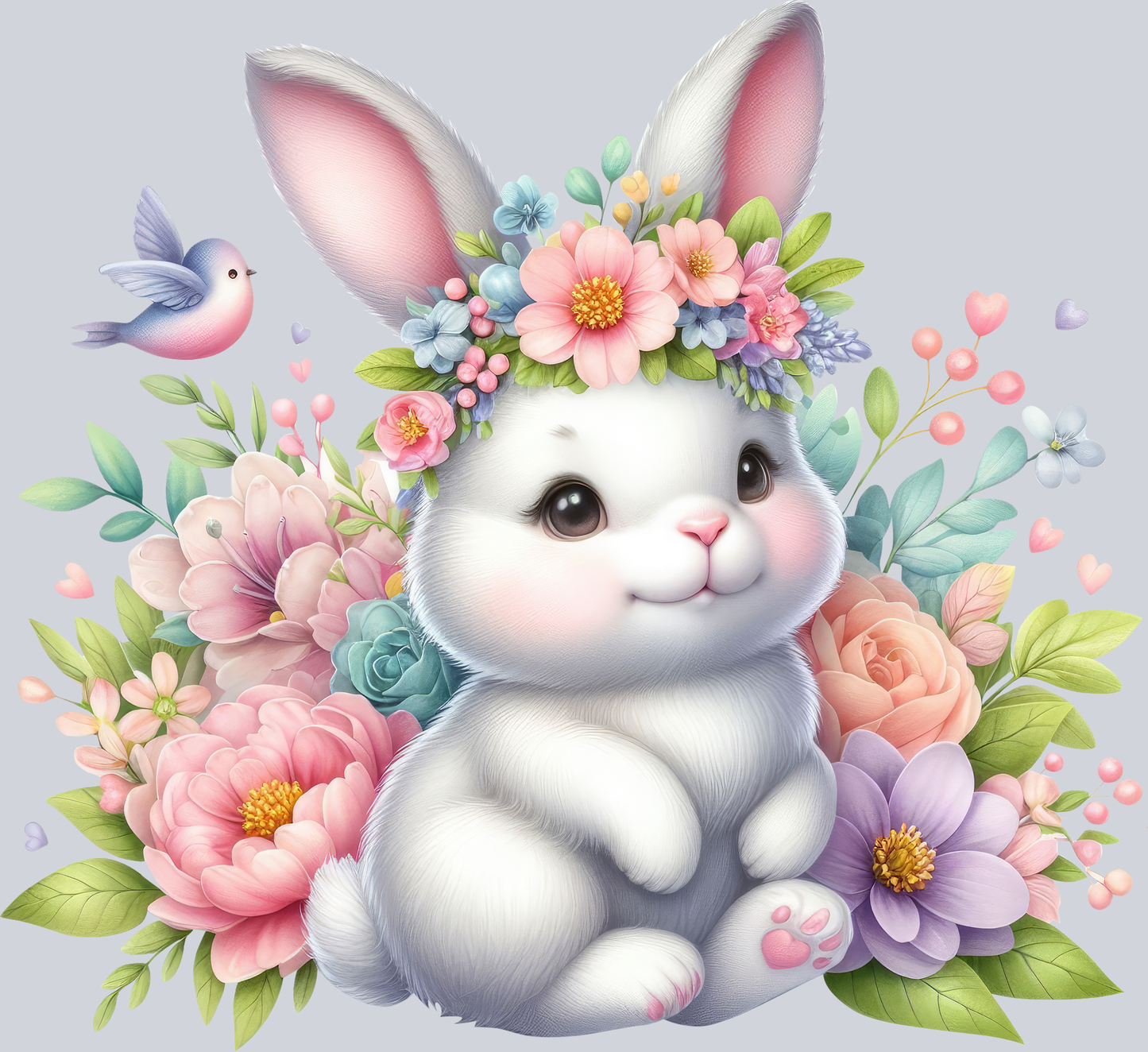 Cute Easter Bunny Flowers