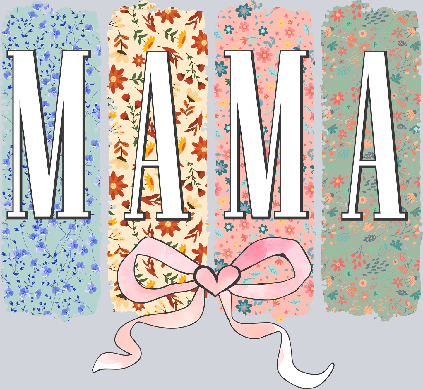 Floral Mama Coquette Bow