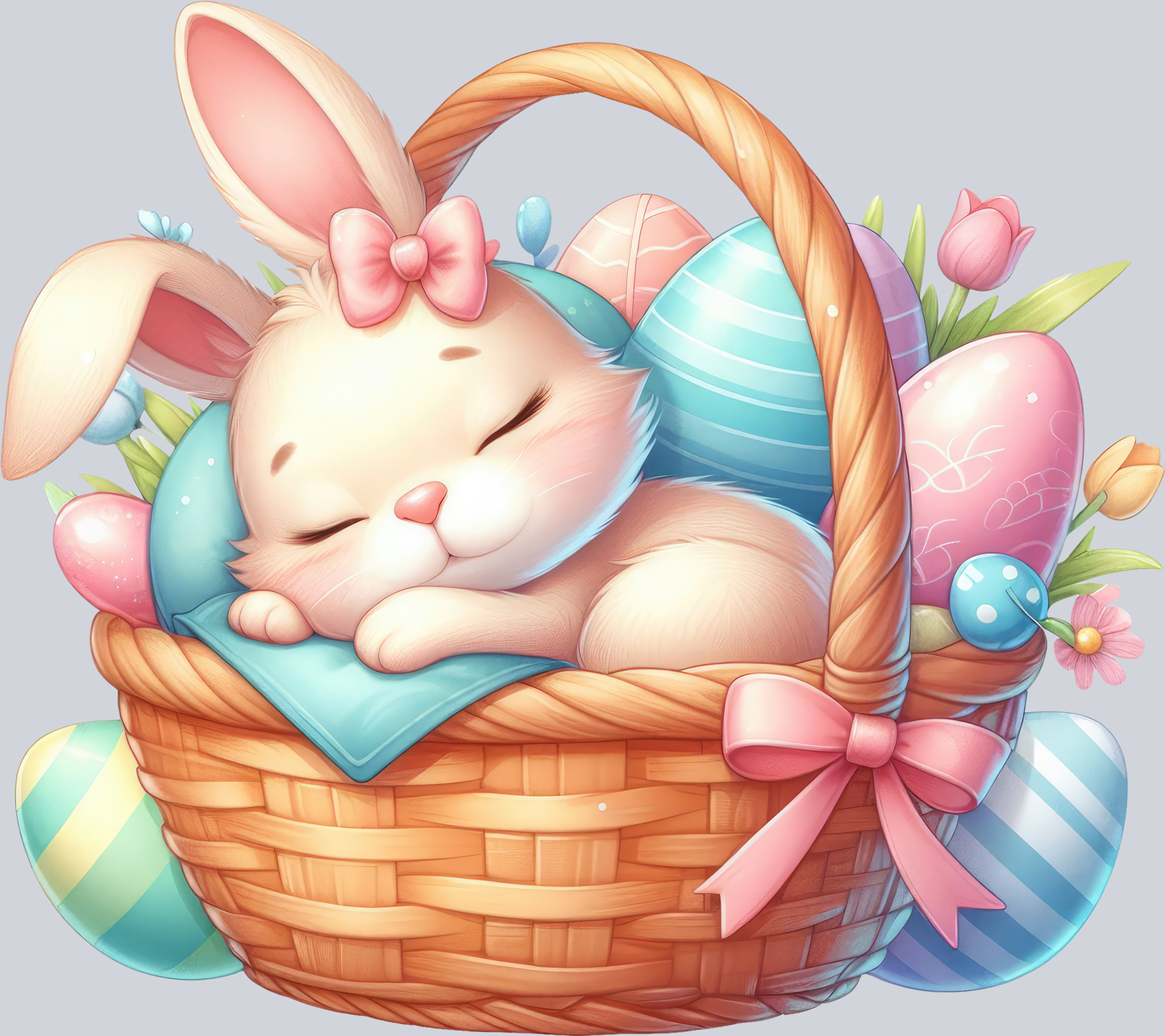 Cute Easter Bunny Basket
