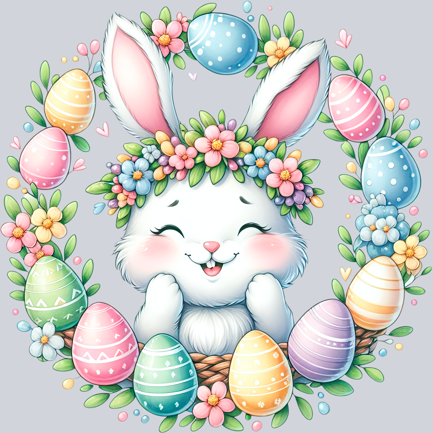 cute easter bunny eggs