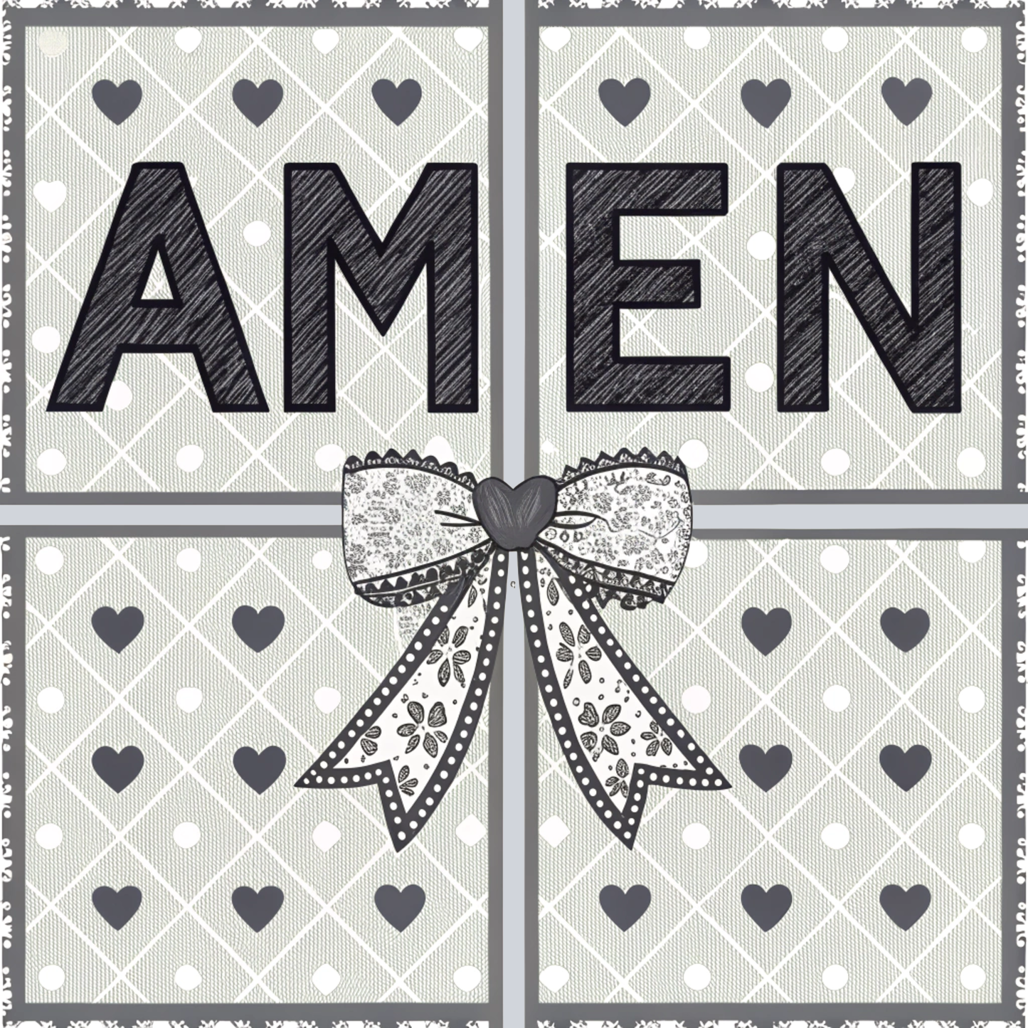 Amen Lace Bow