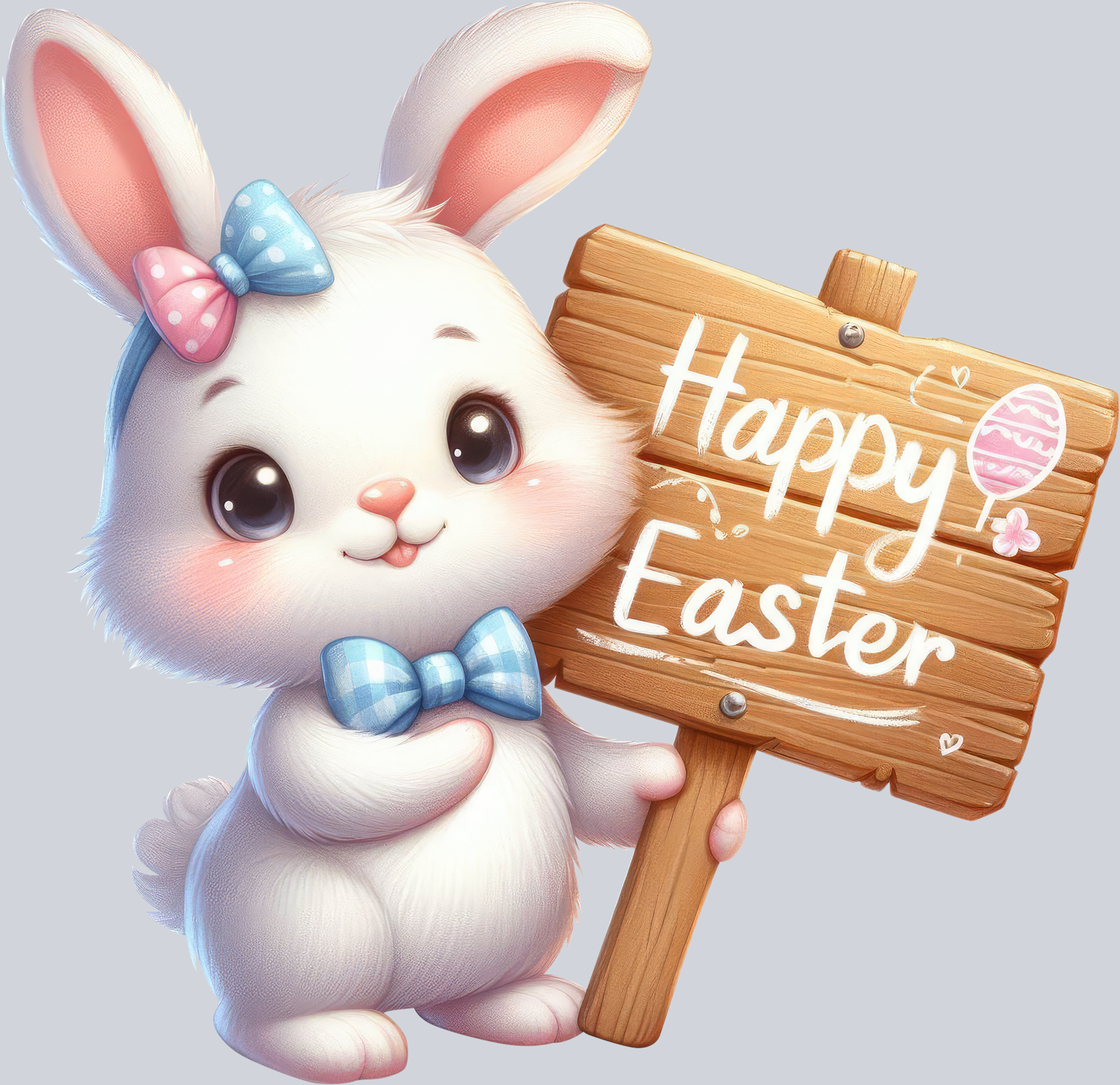 Happy Easter Bunny Sign
