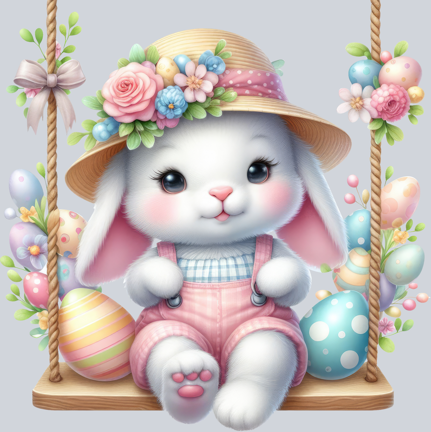 Cute Easter Bunny Swing