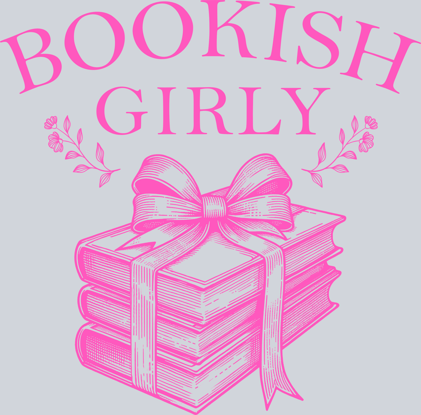 Bookish girly pink