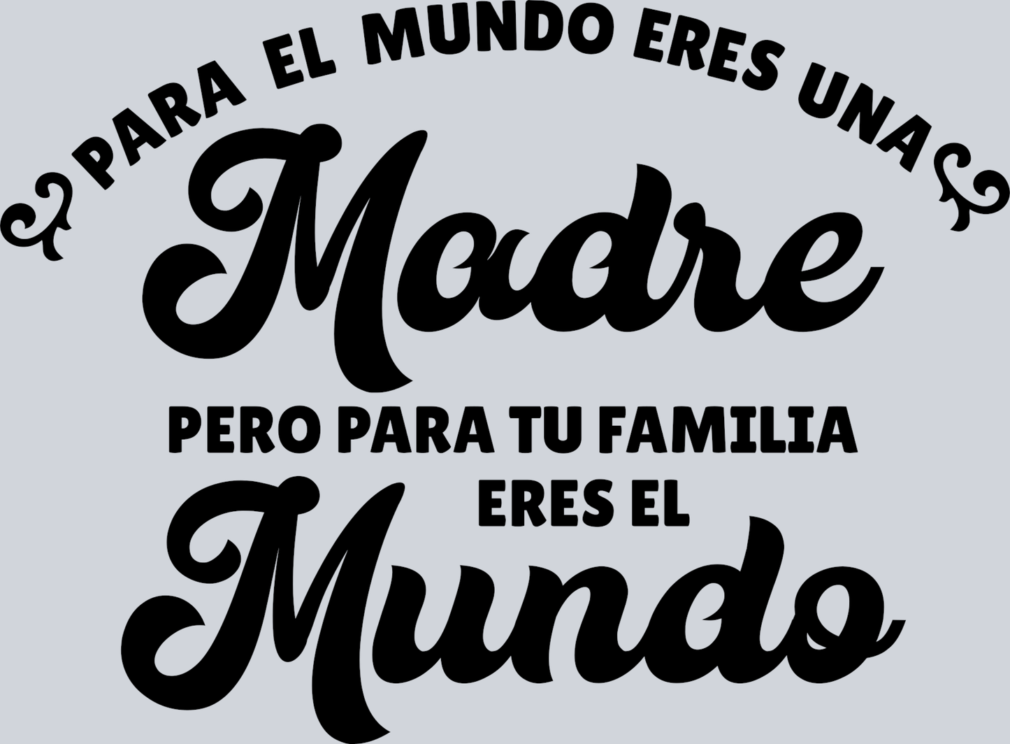 Para el Mundo eres un Madre