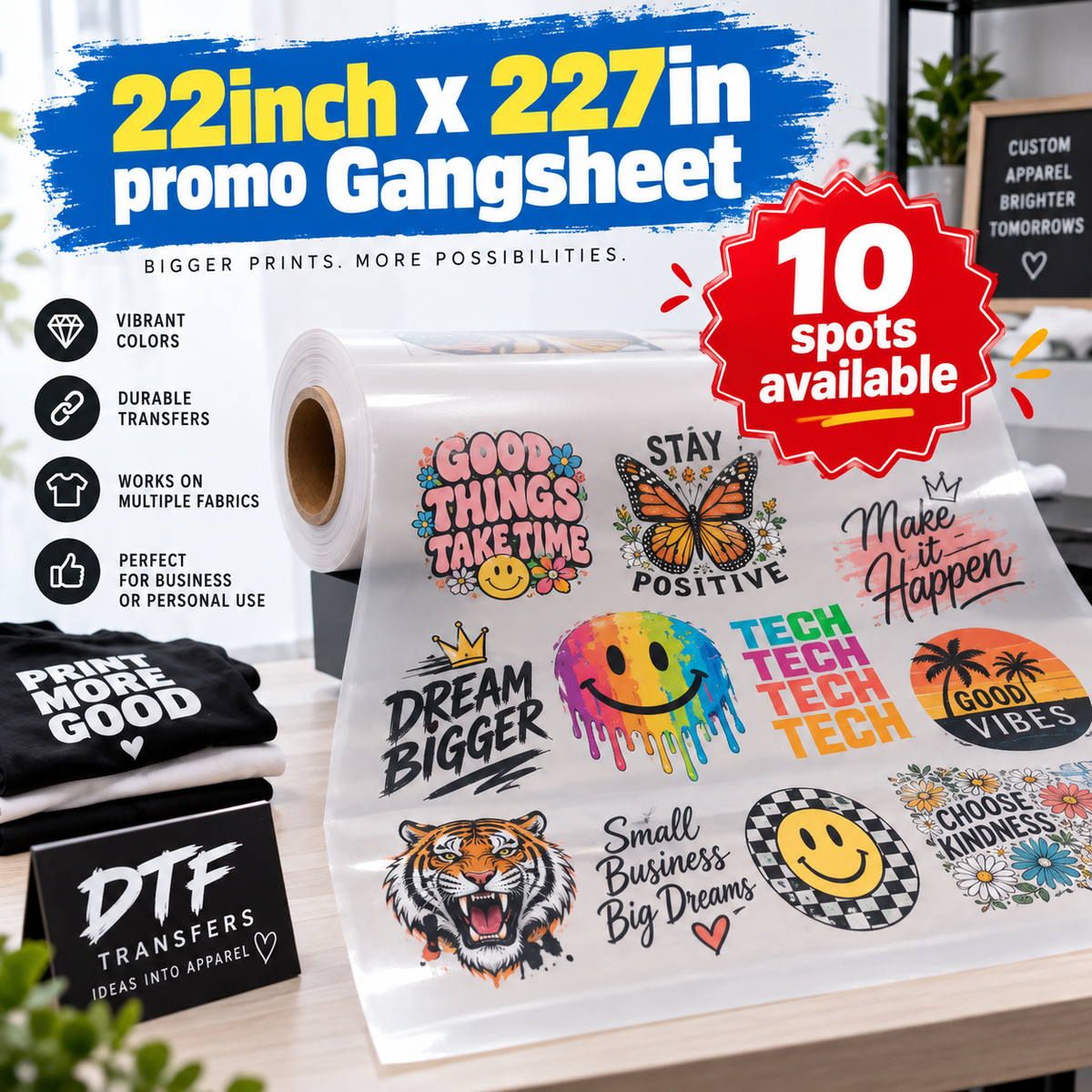 DTF Gangsheet Promo 22in x 227