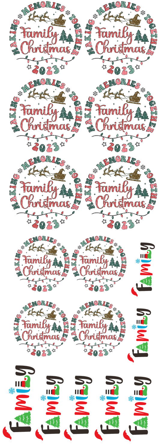 17 Prints Family Christmas Gangsheet