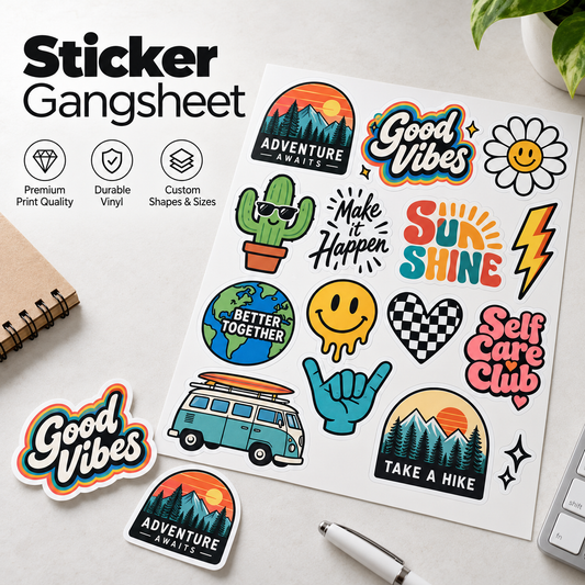 Vinyl Sticker Sheet