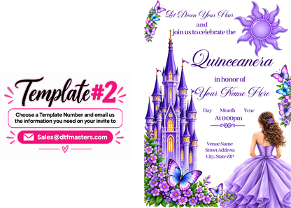 DIY Acrylic invite UV-Dtf transfers