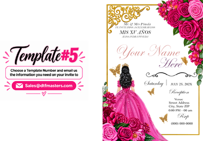DIY Acrylic invite UV-Dtf transfers
