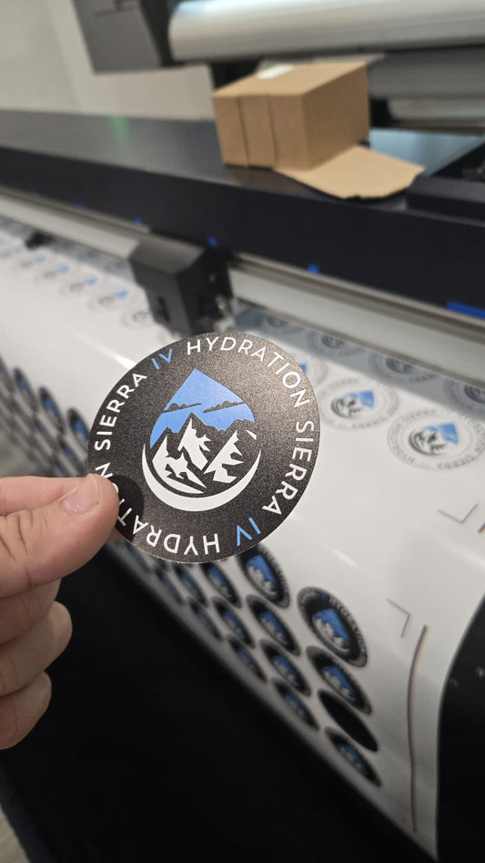 White Vinyl Stickers (READ Below)