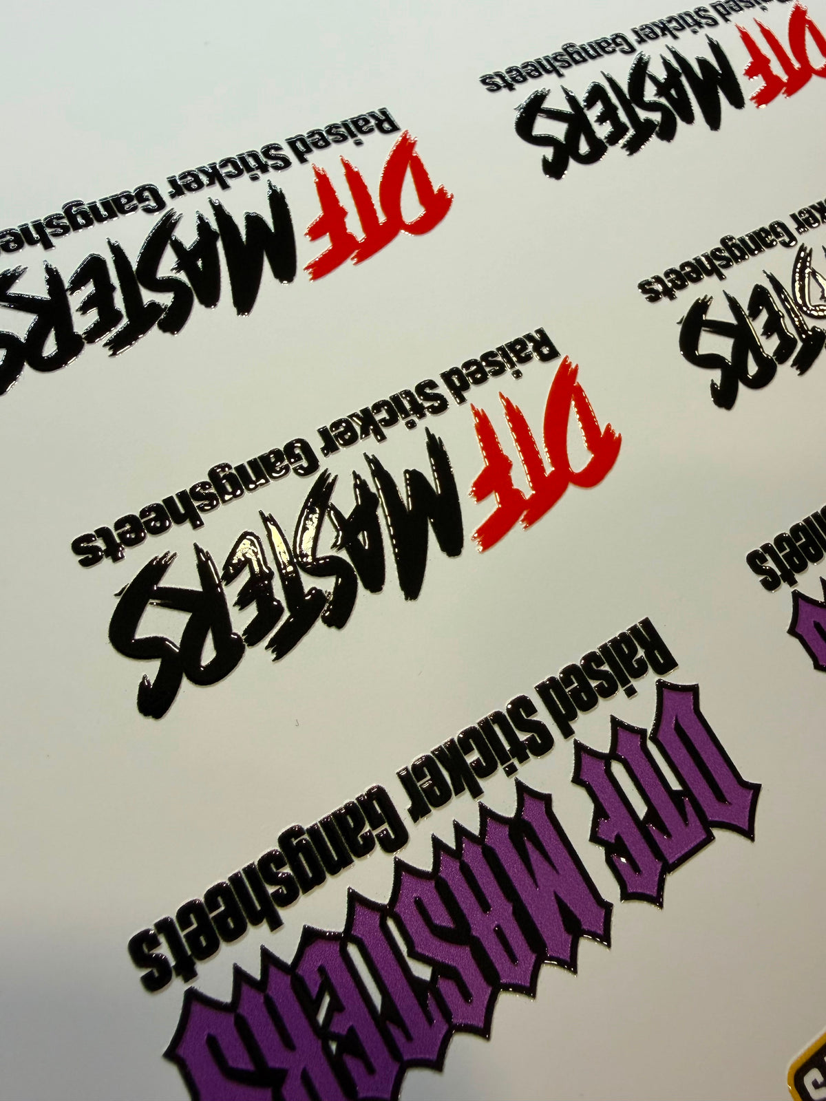 SPOT UV - Sticker Sheet