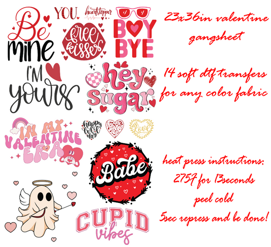 Valentines Gangsheet 1