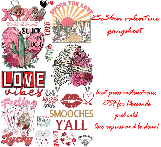Valentines Gangsheet 2