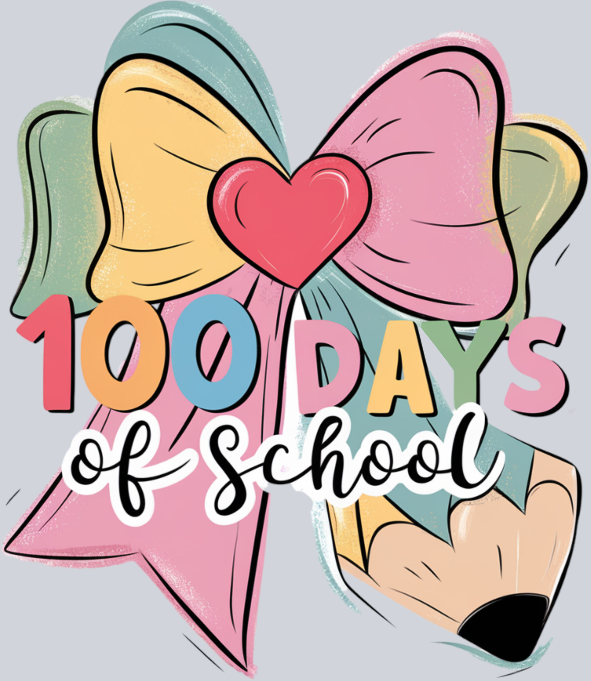Coquette Bow 100 Days of School