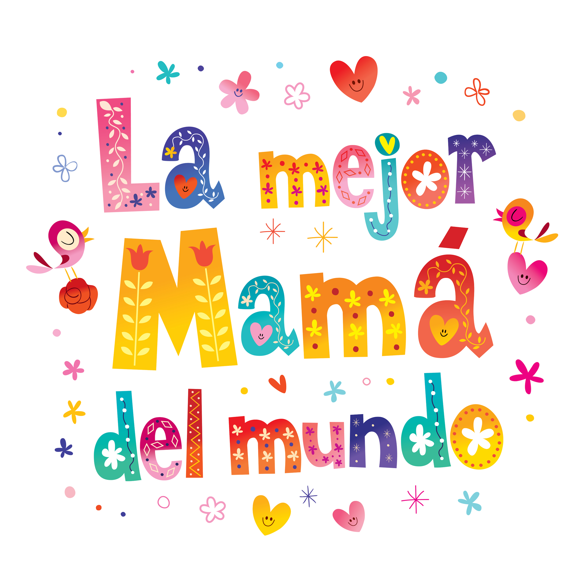 La mejor Mama del Mundo colores